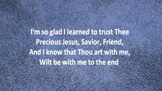 &#39;Tis So Sweet to Trust in Jesus with Lyrics by Alan Jackson