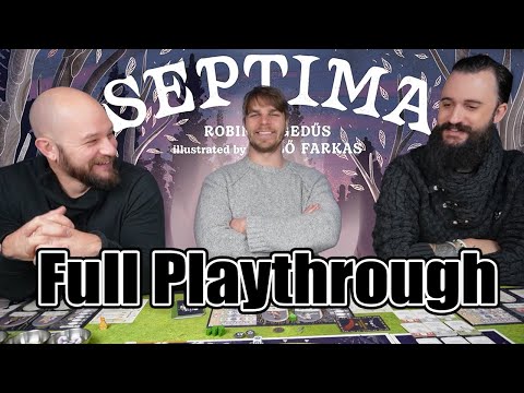 Septima board game Full Playthrough