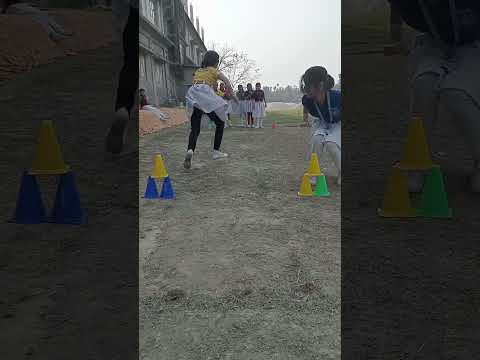 Cone arrange and race#games #viral #school