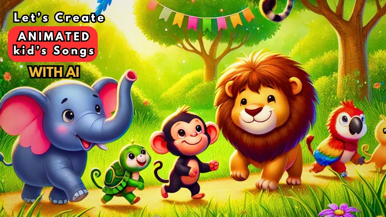 How to Create Kids Animation Song Videos With AI | A Step By Step Guide