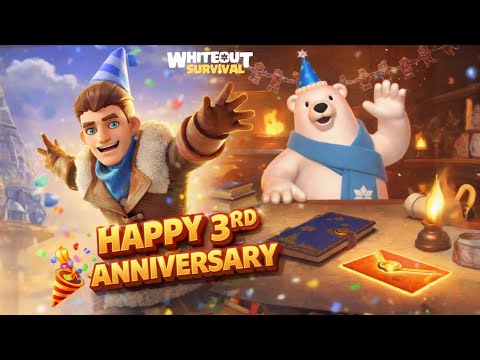 3rd Anniversary is here | Sneak Peek | Whiteout Survival