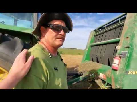 Baling Hay in Kansas: A High-Speed Chase, Country Style