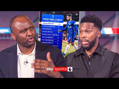 Is there a red card problem at Chelsea? 😬 Vieira & Sturridge react to the Blues’ red card record