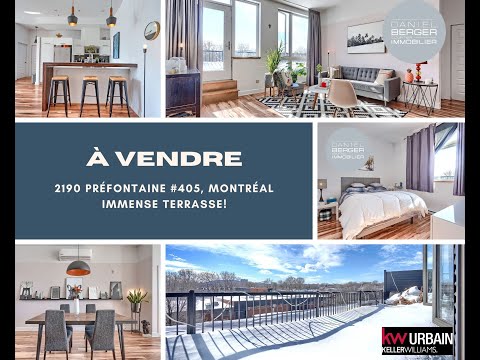 Bienvenue dans notre virtuelle du 2190 Préfontaine # 405, Montréal