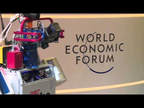 Hubo the robot at Davos 2016