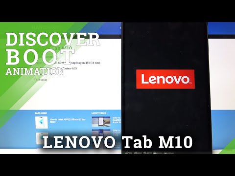 How Welcoming Screen Looks Like in Lenovo Tab M10 – Discover Boot Animation