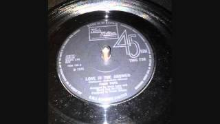 FOUR TOPS  ...  LOVE IS THE ANSWER  .....  45T 1970