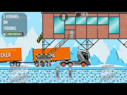 Trucker Joe is transporting boards, coal, sand on a truck to a glass factory