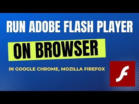 How To Run Adobe Flash Player On Browser In 2022 Google Chrome, Mozilla Firefox
