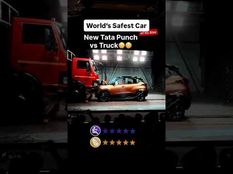 New 2026 Tata Punch vs Truck 😳😳 #Tata #Punch