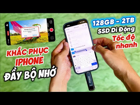 Ổ Cứng Di Động SSD Transcend ESD310C - Mẹo Khắc Phục Iphone Báo Đầy Dung Lượng (BomTN)