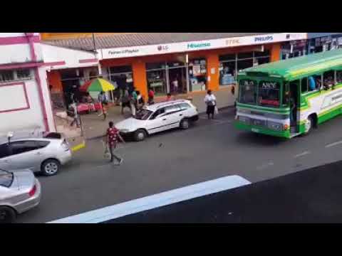 Nasese Buses Cruising through Sigatoka Town