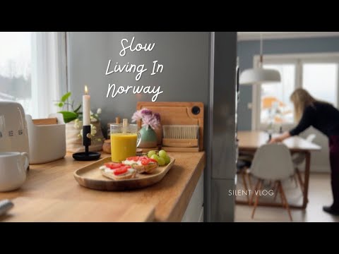 Cozy Day at Home / Home Decor, Groceries, Cooking and Slow Living in Oslo / Goodbye Winter