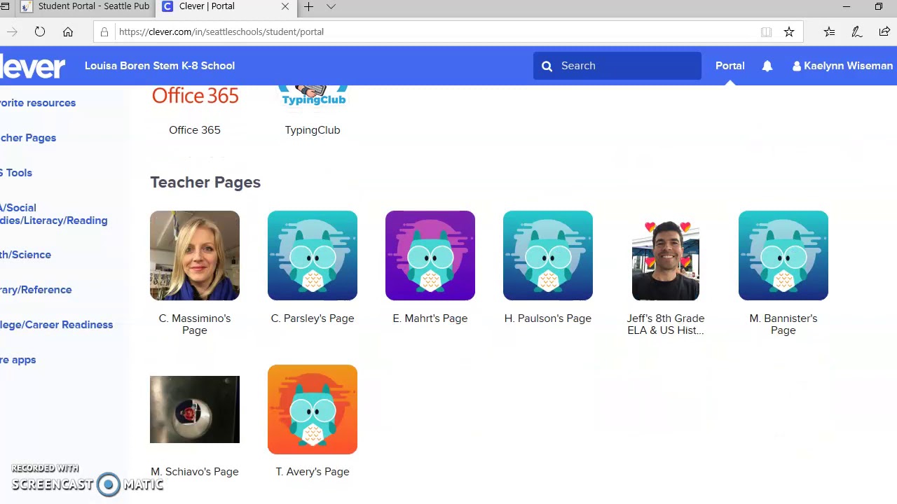 Logging in to Code.org through CLEVER