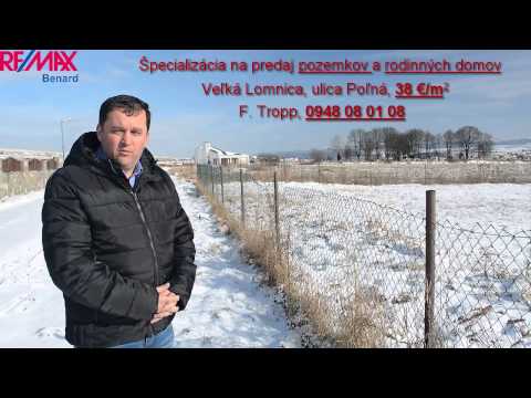 Velka Lomnica pozemky