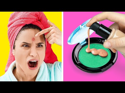 GENIUS TRICKS FOR ANY SITUATION || Beauty Tips By 123 GO! GOLD