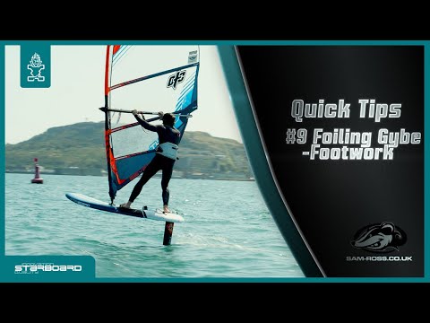 Windsurfing Quick Tips: Foiling Gybe Footwork