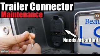 How to Clean and Maintain your  7-Way / 4 Pin Trailer Plug Wiring connector | AnthonyJ350