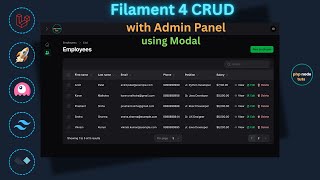 😮Complete Filament 4 CRUD with Modal Form in Laravel 12 Admin Panel | Step-by-Step Tutorial