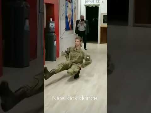 Soldier getting sturdy. #army. #dance.