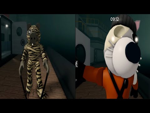 Kamosi Piggy vs Archie Piggy Jumpscare - Roblox Piggy New Skins