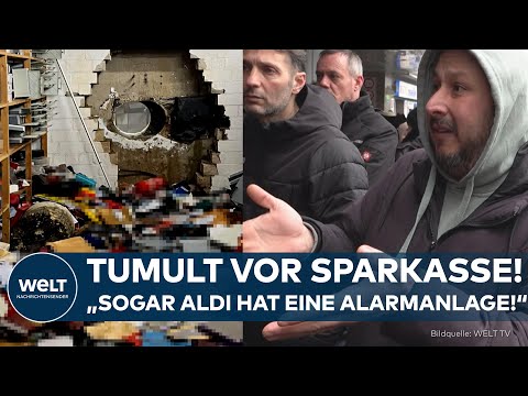 GELSENKIRCHEN: Nach spektakulärem Raub! Tumult vor Sparkasse! – „Das haben die nicht mitgekriegt?!“