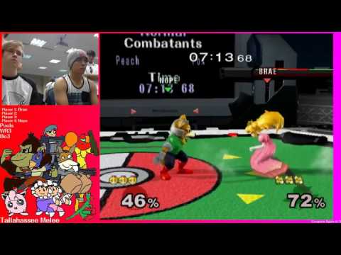 Congrats Again 6/3 - Melee Singles - Brae (Peach) Vs. Nope (Fox) - WR3