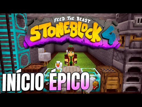 STONEBLOCK 4 ~ O INÍCIO PERFEITO EM UM MUNDO SÓ DE PEDRAS !