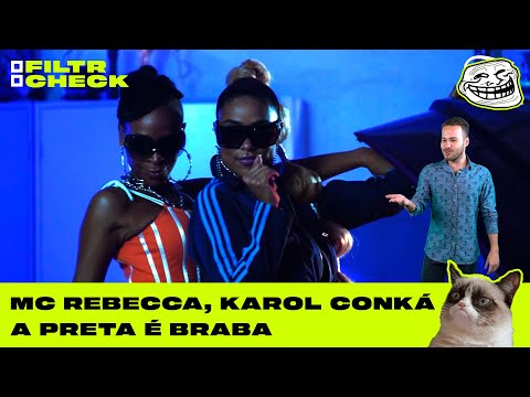 Mc Rebecca e Karol Conká - 'A PRETA É BRABA' React com Victor Oliveira | Filtr Check