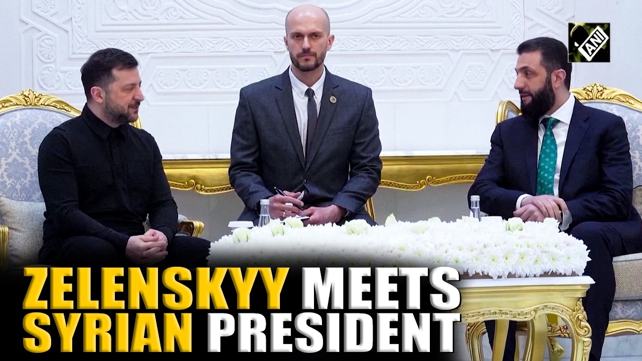 Zelenskyy meets Syrian President al-Sharaa to explore dialogue and regional cooperation