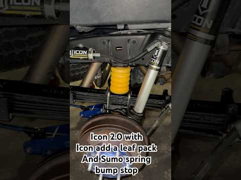 Installed icon2.0 with a 1.5in addaleaf pack and sumospringsbump stop #iconvehicledynamics #tacoma