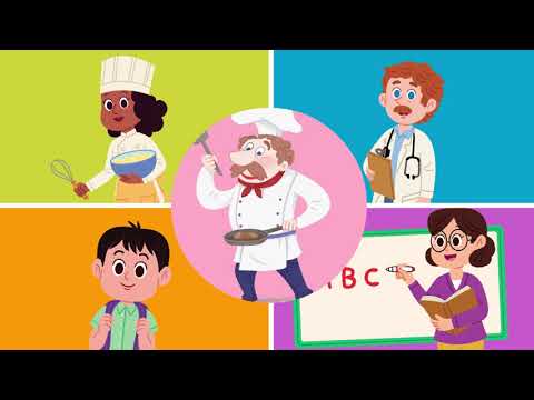 Let's Smile 1 Unit 12 Chant - Is He a Cook?