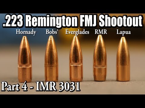 .223 Remington FMJ Shootout - Part 4 - IMR 3031