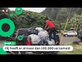 Genshu verzamelt blikjes en flesjes om zijn studie te betalen