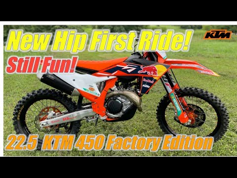 22.5 KTM 450 Factory Edition: First Ride on New Hip