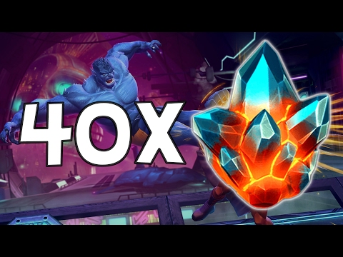 40x Premium Hero Crystal Opening - Marvel Contest Of Champions