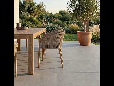 Carrelage sol extérieur effet pierre Kiyosumi Gris R11