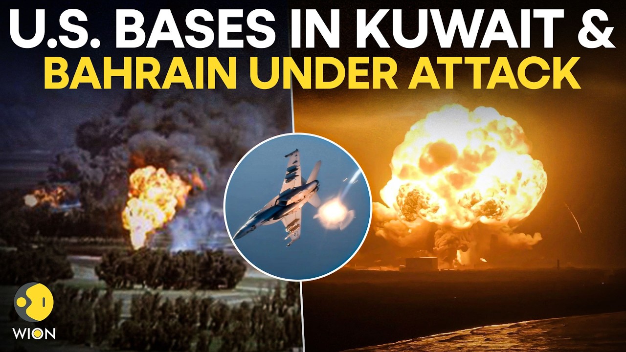 US-Iran War LIVE: Tehran Launches Major Attack ONn US Bases, Explosions Rock Bahrain & Kuwait | WION