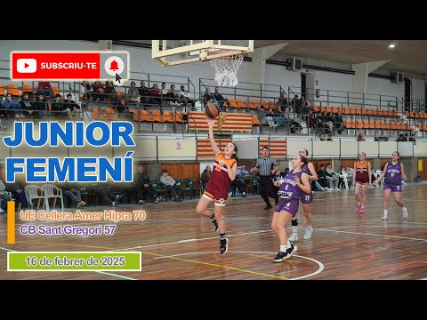 Unió Esportiva Cellera Amer HIPRA 70   -  57 CB Sant Gregori Vall de Llémena