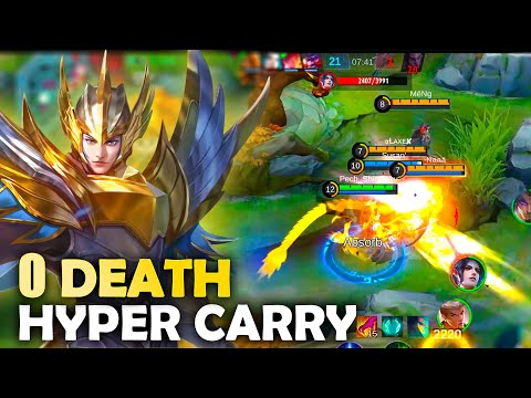 13KILLS & 0DEATH !! ZILONG HYPER CARRY FULL CRIT BUILD | MLBB