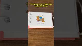 POV:Vamos Colorir Miniatura de Boobie Goods #art #desenho #colorir #papelaria