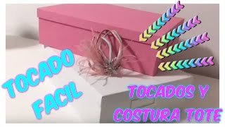 Cómo hacer un tocado fácil y sencillo // TOCADOS Y COSTURA TOTE