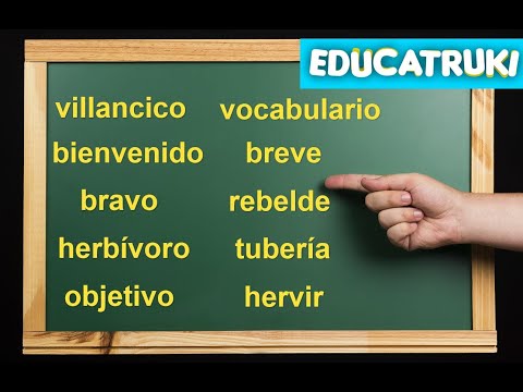 DICTADO de PALABRAS - B / V | EDUCATRUKI