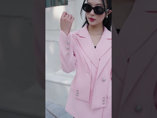 NT21B206- Áo khoác crep hàn
