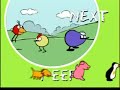 Ready Set Learn Block Next Bumper Peep Green Background Version 2004