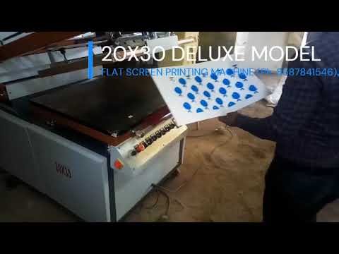 CSF Semi Auto Flat Screen Printing Machine