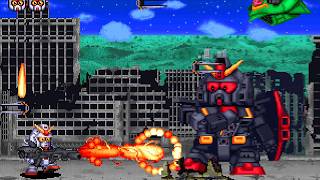 SD Gundam: Psycho Salamander no Kyōi Longplay (Arcade) [4K]