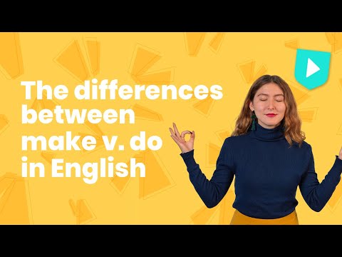 これで完璧！"make" と "do"の違いと使い分け方を解説！