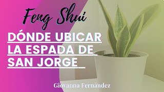 FENG SHUI PLANTA ESPADA DE SAN JORGE