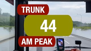 Go-Ahead Trunk 44 (Morning Peak) | Bus Service Route Visual